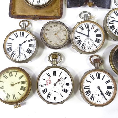 438 - Various Goliath timepieces, travelling clocks and 8-day clocks (19)