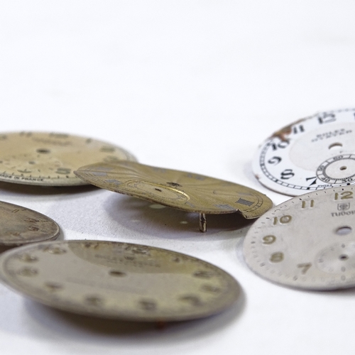 451 - 4 Vintage Rolex dials, including Oyster Royal, a Tudor dial, and a Marconi dial (6)