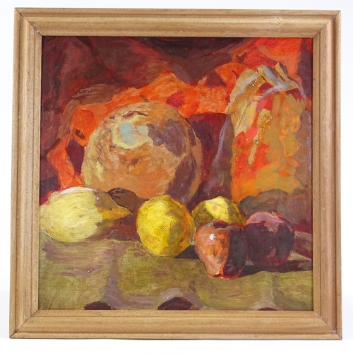 1049 - Frank Archer (1912 - 1985), oil on board, still life, signed, 17