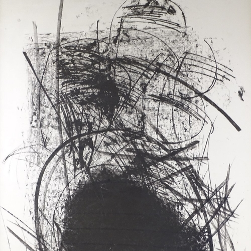 1081 - Ulrico Schettini (born 1932), mixed media on paper, abstract, signed and dated 1958, 39