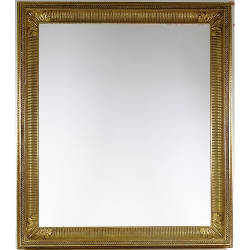 1089 - A gilt-gesso frame, rebate size 31.5