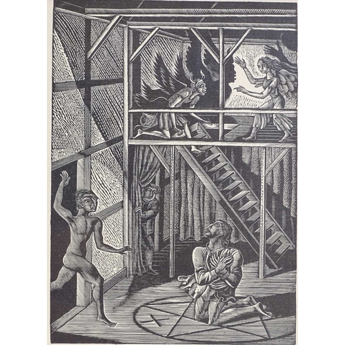 1124 - Eric Ravilious, wood engraving Doctor Faustus, 1929 edition, image 7