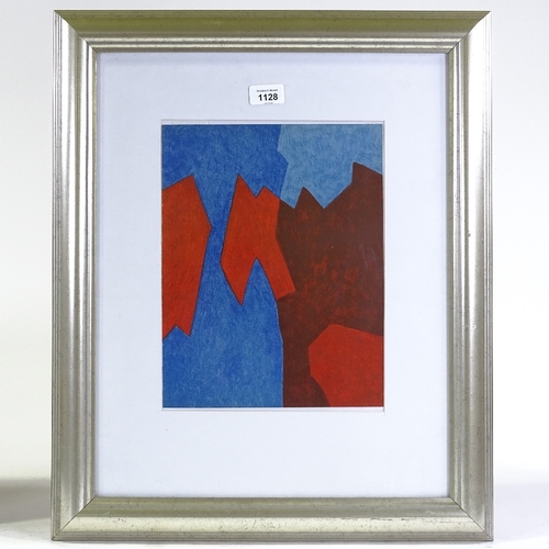 1128 - Serge Poliakoff, lithograph, abstract 1968 for XXe Siecle, image 12.5