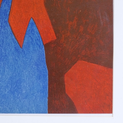 1128 - Serge Poliakoff, lithograph, abstract 1968 for XXe Siecle, image 12.5