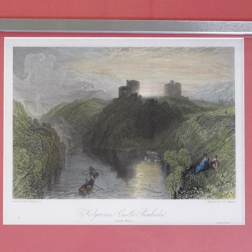 1148 - After J M W Turner, 3 hand coloured engravings, Sussex landscapes, image 7