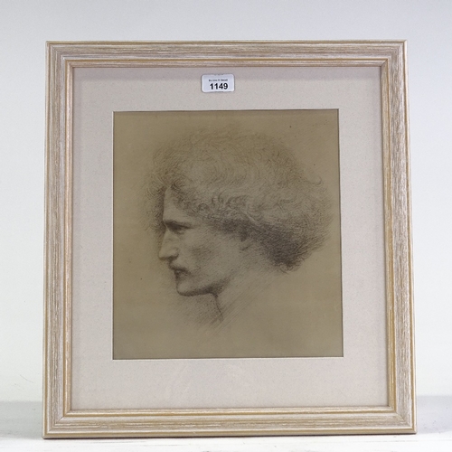 1149 - Ignacy Paderewski, lithograph, portrait of Burne Jones, 11.5