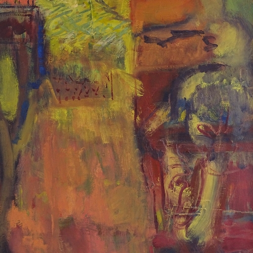 1152 - Ed McGarry, oil on canvas, Out There, 1992, inscribed verso, 40