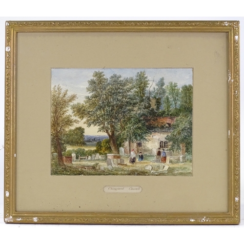 1290 - 3 various 19th and 20th century watercolours, framed (3)