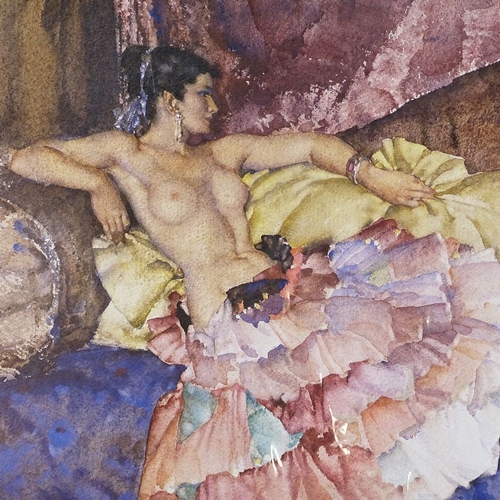 1310 - William Russell Flint, colour print, Spanish girl, signed in the plate, no. 621/850, image 13.5