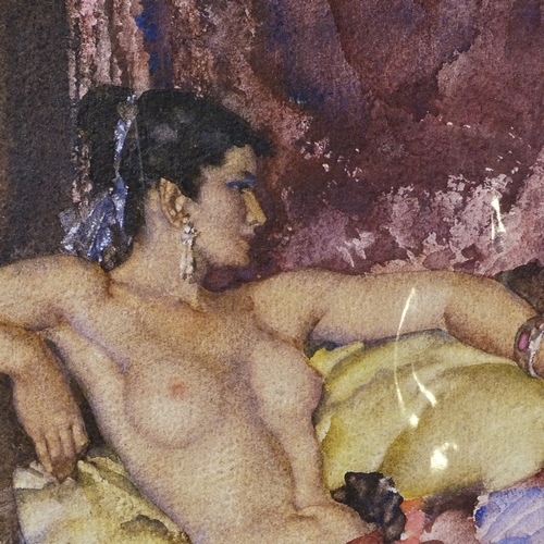 1310 - William Russell Flint, colour print, Spanish girl, signed in the plate, no. 621/850, image 13.5