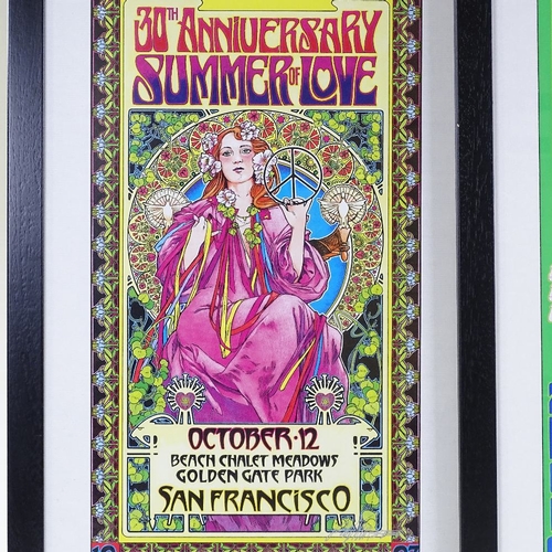 1329 - Poster print, 30th Anniversary Summer of Love, San Francisco 1997, 23