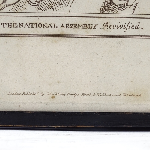 1333 - James Gillray, caricature print, The National Assembly, 6