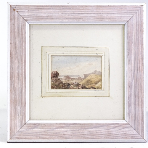 1350 - 4 various 19th century watercolours, including works by De Wint, Varley, and Copley Fielding, framed... 