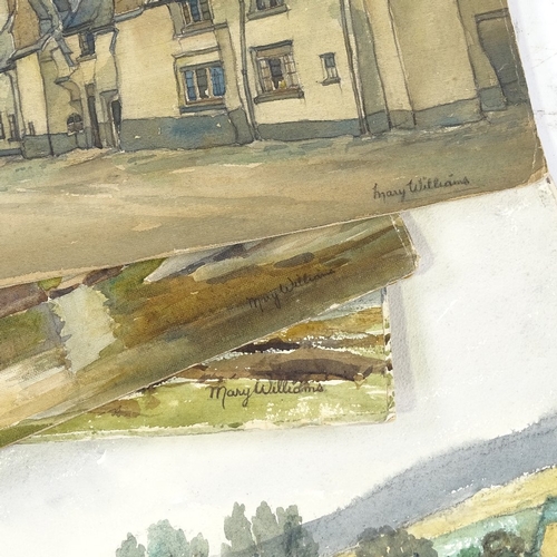 1361 - Mary Williams RWA, folder of watercolours (12)