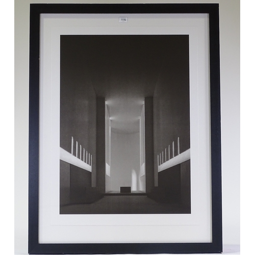 1170 - John Pawson, lithograph, the church at Novy Dvur 2001, signed by the artist, from an edition of 150,... 