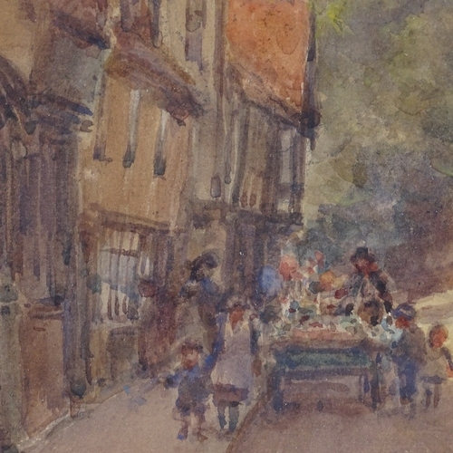 1275 - Francis Tighe, watercolour, All Saints Street Hastings, 1938, signed, 10