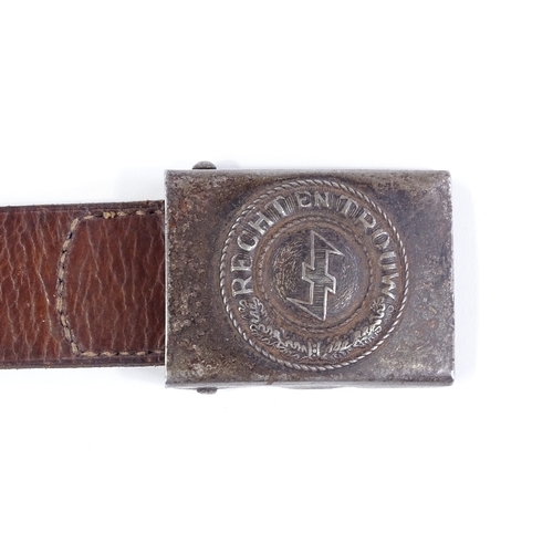 324 - A Dutch metal Brownshirt belt buckle