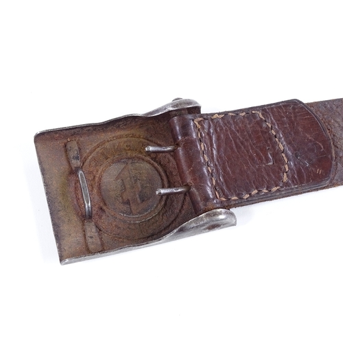 324 - A Dutch metal Brownshirt belt buckle