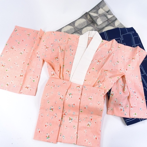 148 - A group of modern Japanese kimono, unused and in original wrapping