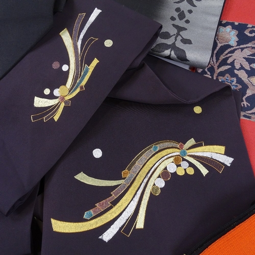 151 - A collection of modern Japanese kimono obi, unused and in original wrapping