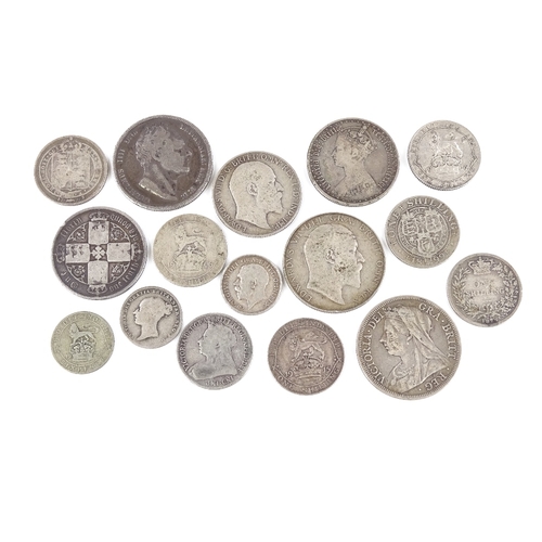 80 - A group of British silver coins