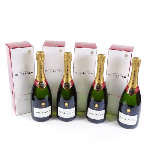 247 - 4 bottles of Champagne Bollinger Special Cuvee, all boxed