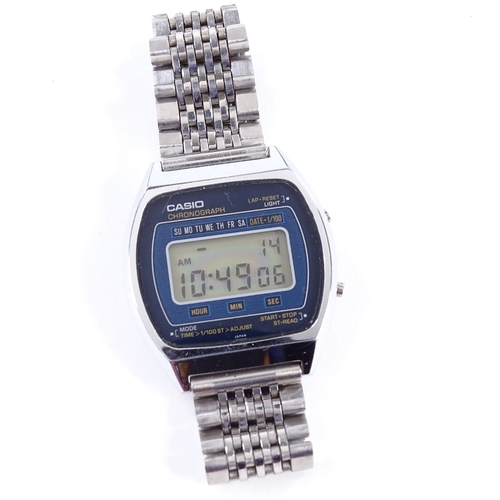 429 - CASIO - 4 stainless steel quartz wristwatches, including Pepsi Bezel Diver models (4)