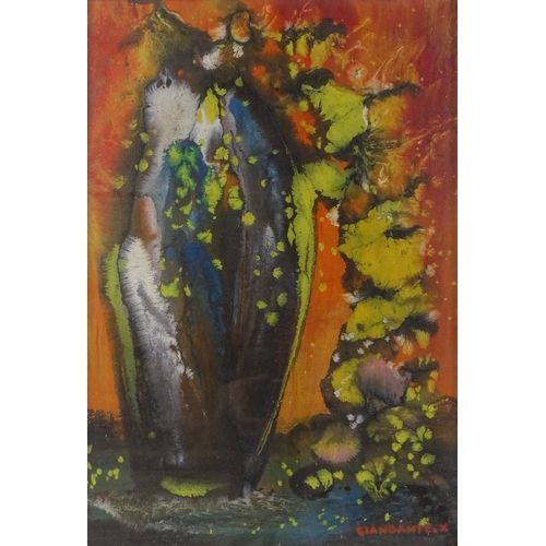 1025 - Giandante X (Dante Pesco 1899 - 1984), oil on board, still life, circa 1960, signed, 19