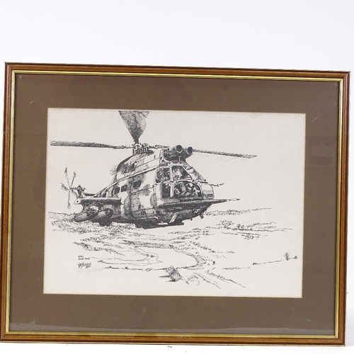 1271 - Tim Johnson, 6 prints, military studies, signed in pencil, from and edition of 75, 11