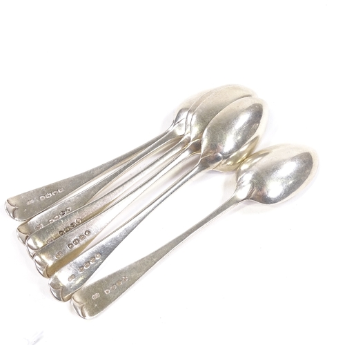 703 - A set of 6 Victorian silver Old English pattern teaspoons, by Charles Boyton II, hallmarks London 18... 