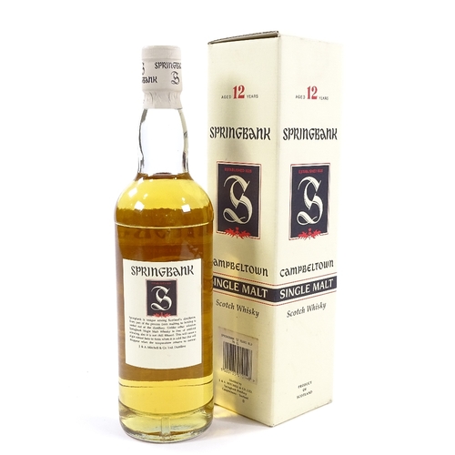 107 - A Bottle of Springbank Single Malt Whisky, Aged 12 Years distilled by J&H Mitchell, Campbeltown, 70c... 