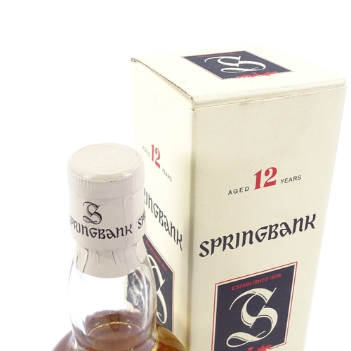 107 - A Bottle of Springbank Single Malt Whisky, Aged 12 Years distilled by J&H Mitchell, Campbeltown, 70c... 