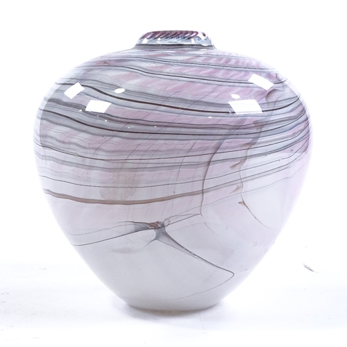 73 - Nigel Morton, Studio glass vase, height 15cm