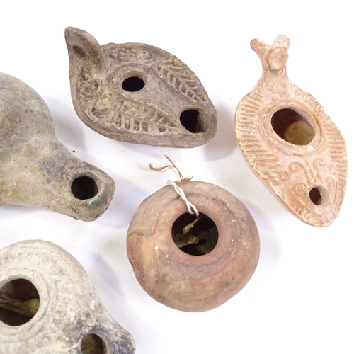 206 - A group of Ancient terracotta oil lamps (6), provenance: local deceased estate