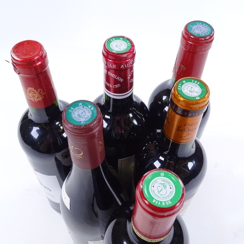 215 - 6 mixed bottles of French red wine