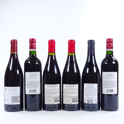 216 - 6 bottles of mixed French red wine