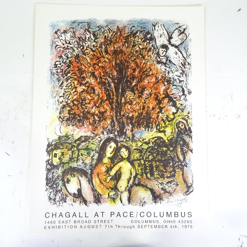 1200 - Marc Chagall, 2 Exhibition poster prints, 1976, sheet size 32