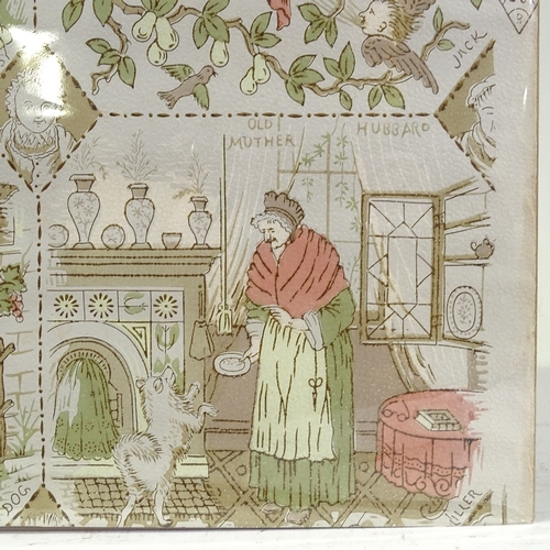 1228 - Walter Crane (1845 - 1914), rare section of 19th century wallpaper, 27