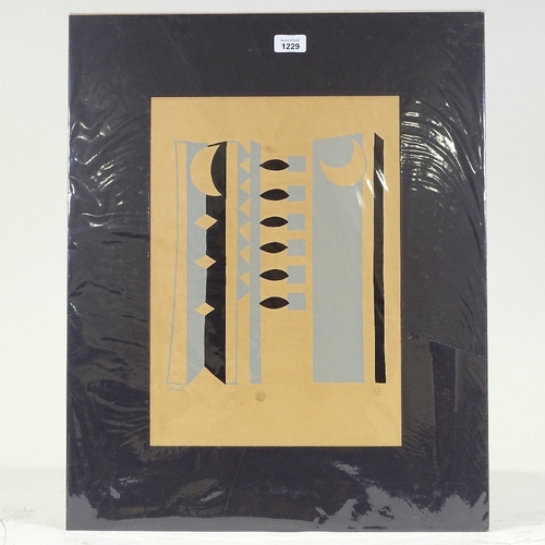 1229 - Andre Bicat (1909 - 1996), lithograph, abstract, signed in the plate, no. 83/100, 16