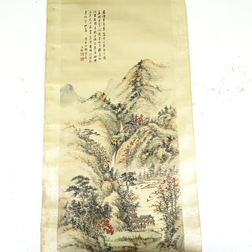 1234 - A Chinese scroll painting