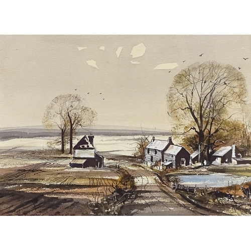 1256 - Rowland Hilder, watercolour, landscape, signed, 10