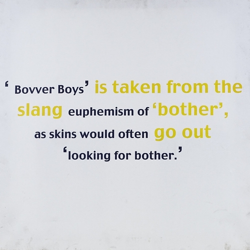 1325 - Print on canvas, Bovver Boys, 24