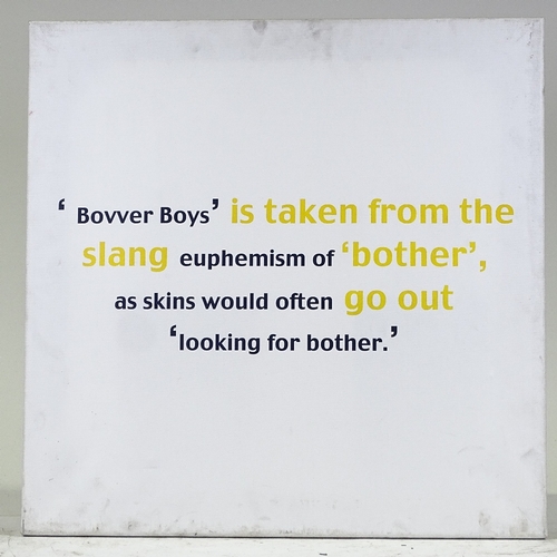 1325 - Print on canvas, Bovver Boys, 24