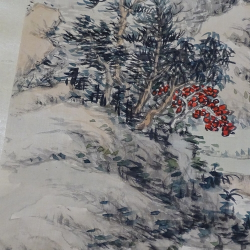 1234 - A Chinese scroll painting