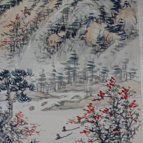 1234 - A Chinese scroll painting