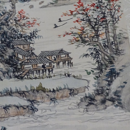 1234 - A Chinese scroll painting