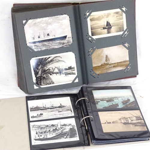 215 - 2 albums of various topographical postcards