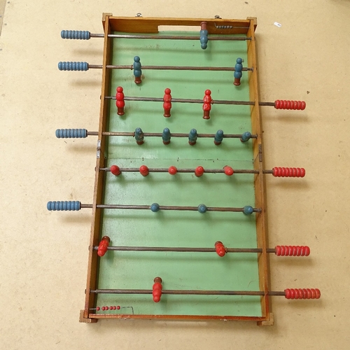 316 - A Vintage folding table-top foosball game