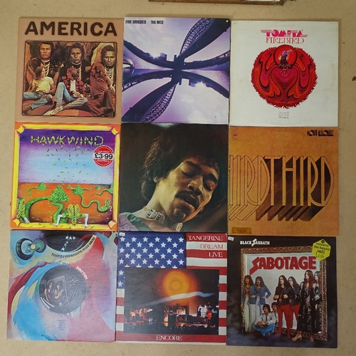 332 - Various vinyl LP records, including Tontos Expanding Band, Soft Machine, Jimi Hendrix & The Mothers