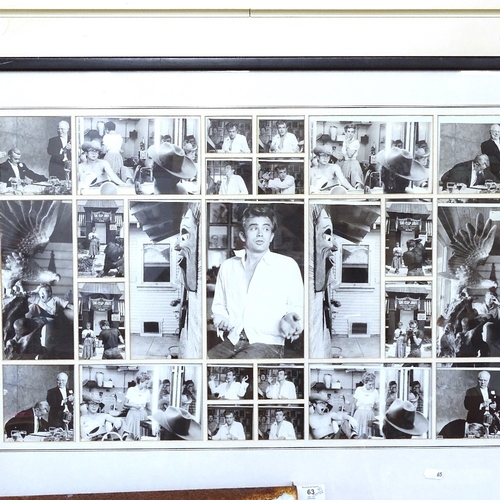 65 - Tony Cahill, James Dean, photo montage, unsigned, dated 1988?, framed, overall dimensions 24